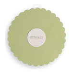 Cake Board Scalloped 10 Pastel Green