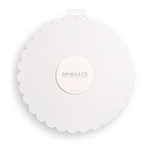 Cake Board Scalloped 10 White