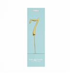 Cake Topper 7 Gold