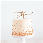 Cake Topper Mum Rose Gold 