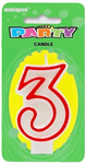 Candle 3 Red Border