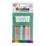 Candles With Holders 24PK