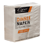 Capri Napkin Dinner Pre Fold 125Pk