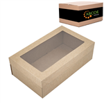 Cater Box Rect Extra Small with Lid Kraft 100CTN