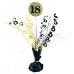 Centrepiece Black  Gold 18TH