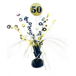 Centrepiece Black  Gold 50TH