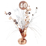 Centrepiece Rose Gold 40TH