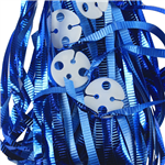 Clipped Ribbons Metallic True Blue 25 Pack