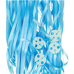 Clipped Ribbons Pastel Blue 25 Pack