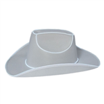 Cowgirl Hat Light Up White