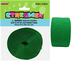 Crepe Streamer Emerald Green 24M