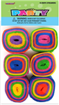 Crepe Streamer Rainbow 12M 6 Pack