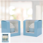 Cupcake Blue Single Box With Insert 4pk