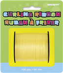 Curling Ribbon Yellow 914m