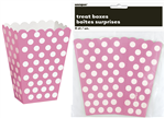 Dots Treat Boxes Hot Pink