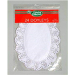 Doyley White Oval 1025X14 24Pk