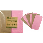 Eco Napkin Lunch Light Pink And Kraft 20Pk Alp 