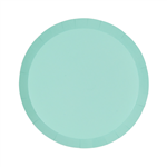 Five Star Paper Round 7 Snack Plate Mint Green 20PK