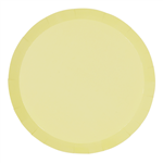Five Star Paper Round Dinner Plate 9 Pastel Yellow 20 Pack