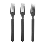 Five Star Reusable Fork Black 20pk