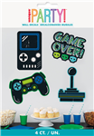 Gamer Wall Decals 4pk
