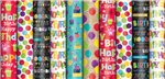 Gift Wrap Roll Birthday General 3m x 700mm