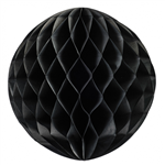 Honeycomb Ball Black 25Cm