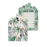 INVITATIONS JUNGLE 8PK E8355