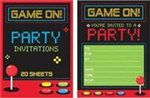 INVITATIONS TEEN ARCADE 20PK E4705