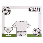 Kick It Off Soccer Photo Booth Frame