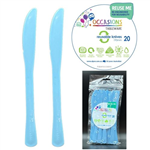 Light Blue Knife 20 Pack