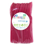 Magenta Spoon 25 Pack