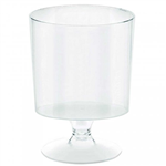 Mini Catering Pedestal Cups Clear 147ml 10Pk