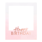 Mix It Up Rose Gold Personalised Hbday Frame