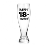 PILSNER BIRTHDAY 18TH GLASS