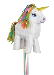 Pinata Pull White Unicorn