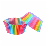 Rainbow Cupcake Cases 100pk 