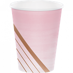 Rose All Day Cup Paper 266ml 8 Pack