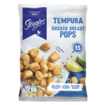 Steggles Chicken Breast Pops Tempura 1kg