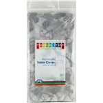 Tablecover Rectangular Silver Hearts