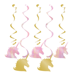 Unicorn Sparkle Party Dizzy Danglers 5 Pack