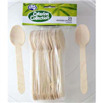 Wooden Spoons 155mm 25 Pack