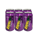 Zappo Grape Soda Can 350ML 6Pack 