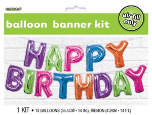 Balloon Foil Letter Kit 