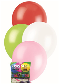 Balloons Deco Assorted Colours 100/ Pack