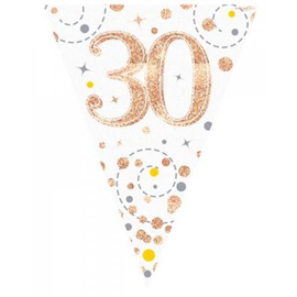 Bunting 30th Birthday Spark Fizz RG 3.9m
