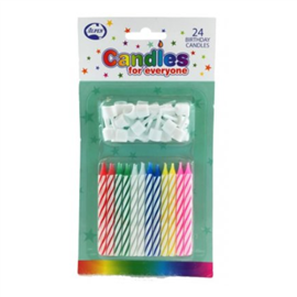 Candles With Holders 24/PK