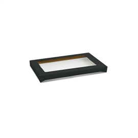 Cater Box Lid Only Rectangle Small Black 