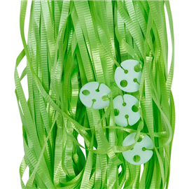 Clipped Ribbons Lime Green 25/ Pack