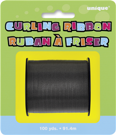 Curling Ribbon Black 91.4m